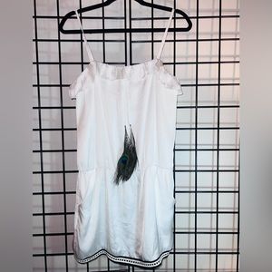 Anthropologie Esley Short romper style POCKET dress. Size Medium